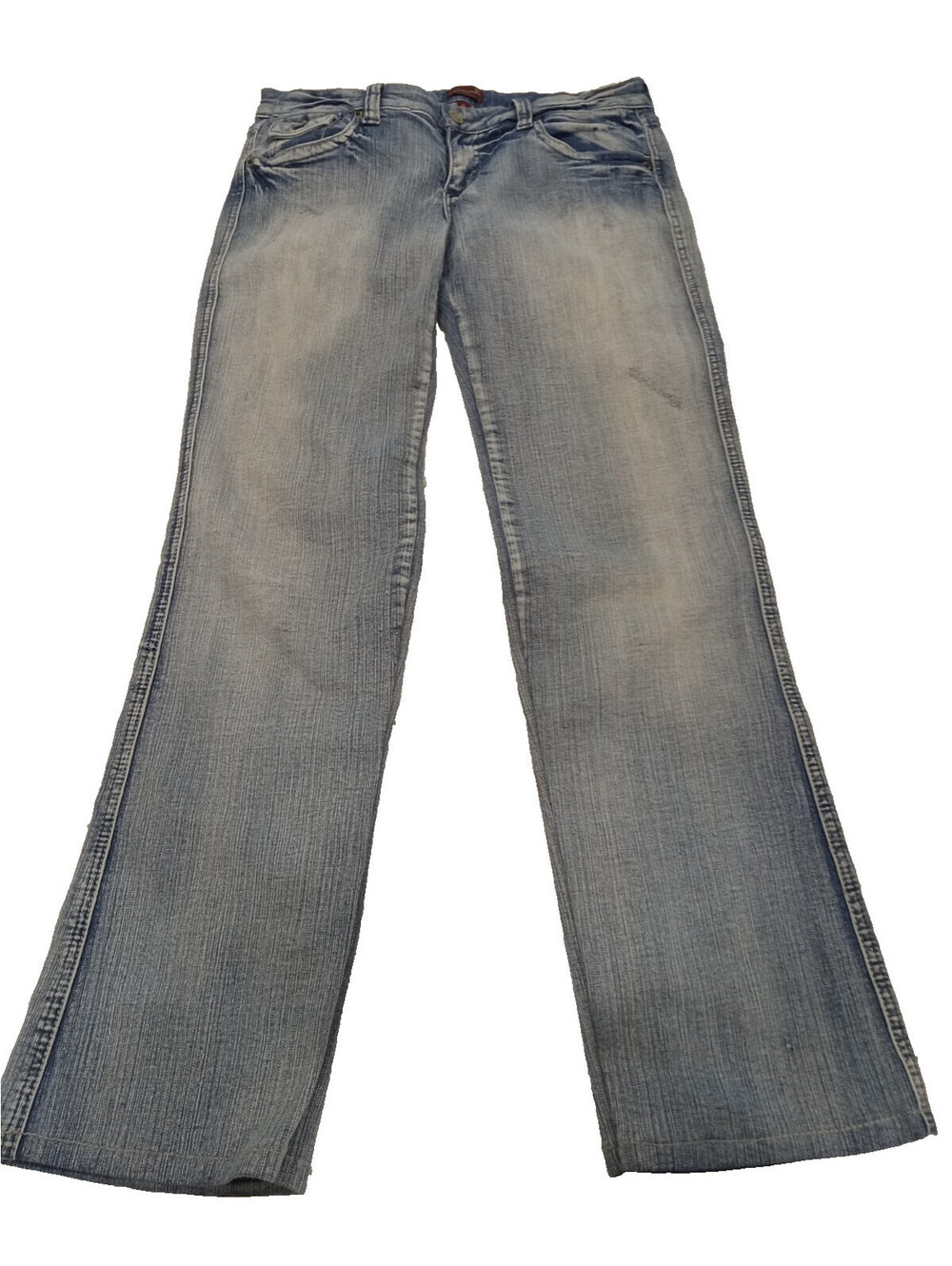 Underground Soul Straight Leg Jeans Womens Size 11 Light Wash Blue Denim Pants